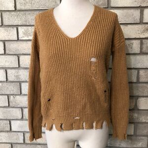 3For$20 sweater size xs distressed style